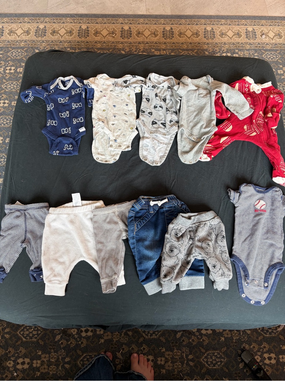 Newborn Bundle Boys Bodysuit & Pants Bundle Good-Excellent Condition